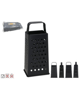 4-küljeline roostevabast terasest riiv 10,5 x 8 x 23 cm, kitchen&go 4-küljeline roostevabast terasest riiv 10,5 x 8 x 23 cm, kitchen&go