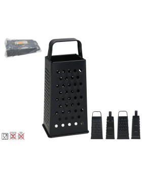 4-küljeline roostevabast terasest riiv 10,5 x 8 x 23 cm, kitchen&go