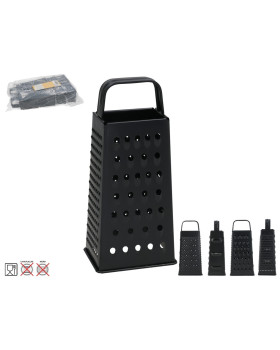 4-küljeline roostevabast terasest riiv 9,5 x 7 x 21 cm, kitchen&go