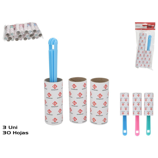 3 topirulli komplekt, igas 30 lehte, 3 varianti, 20 x 4 x 4 cm, gerimport