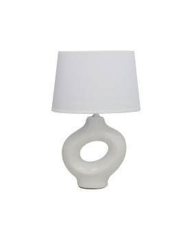 Keraamiline laualamp portet, valge, 14.00 × 23.00 × 36.00 cm, decorlife