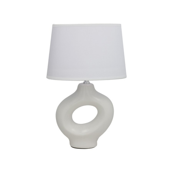 Keraamiline laualamp portet, valge, 14.00 × 23.00 × 36.00 cm, decorlife
