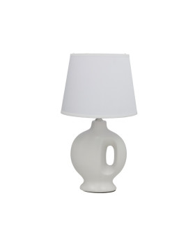 Keraamiline laualamp seville, valge, 20.00 × 20.00 × 33.00 cm, decorlife