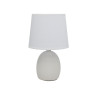 Keraamiline laualamp ceuta, valge, 16.00 × 16.00 × 29.00 cm, decorlife