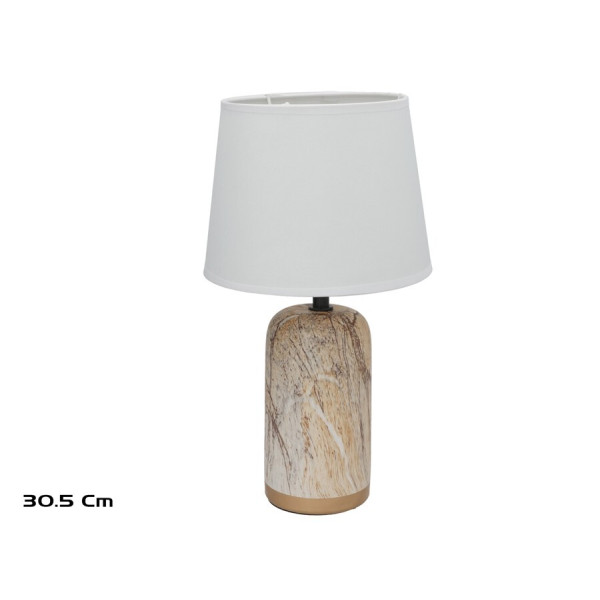 Keraamiline laualamp paloma, 18.00 × 18.00 × 30.50 cm, decorlife