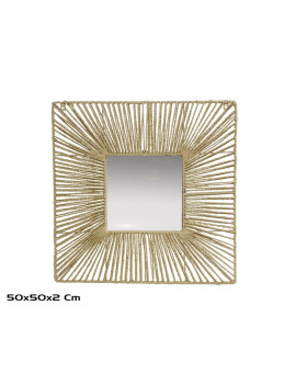 Ruudukujuline “moon” peegel 50 x 50 x 2 cm, decorlife Ruudukujuline “moon” peegel 50 x 50 x 2 cm, decorlife