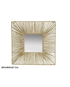 Ruudukujuline “moon” peegel 60 x 60 x 2 cm, decorlife Ruudukujuline “moon” peegel 60 x 60 x 2 cm, decorlife