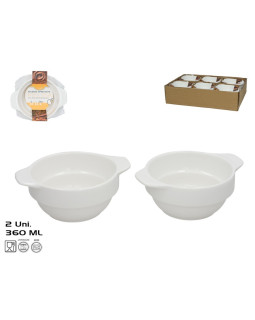 Suupistekastmekann x2 360 ml 15,3x12,5x5,8 cm valge, kitchen&go