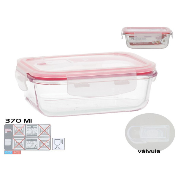 Ristkülikukujuline lõunakarp 370 ml, 5,5 x 15,5 x 11 cm, kitchen&go