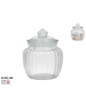 Greta klaaspurk, 630 ml, 12.00 x 12.00 x 14.00, kitchen&go Greta klaaspurk, 630 ml, 12.00 x 12.00 x 14.00, kitchen&go