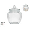 Greta klaaspurk, 1350 ml, 14.00 x 14.00 x 17.00, kitchen&go