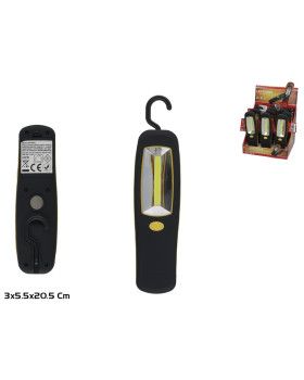 Konksuga led-taskulamp, 3,00 x 5,50 x 20,50 cm, gerimport