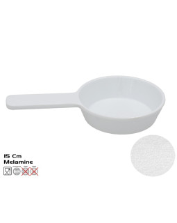15 cm valge supi-/kastmelusikas, 8,5x15x2,5 cm, kitchen&go