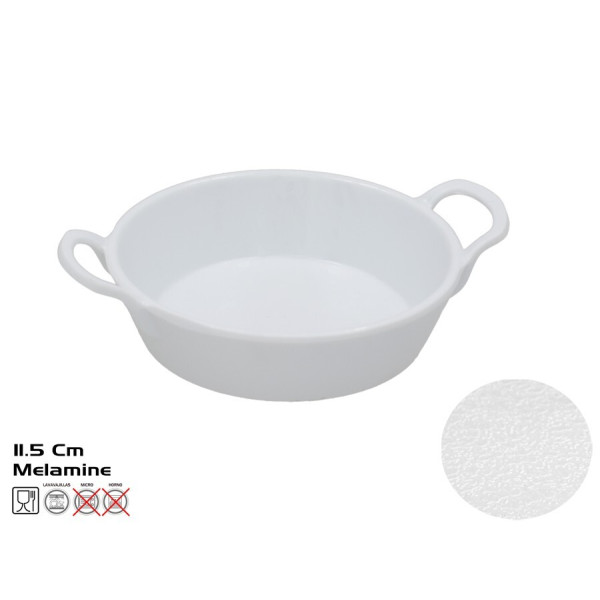 Valge ahjuvorm käepidemetega 11,5 cm, 8,5x11,5x3 cm, kitchen&go