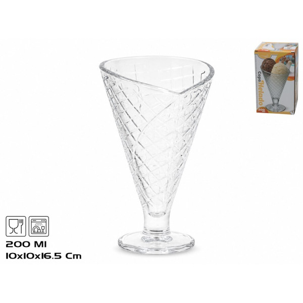 Jäätisetops, 200 ml, 10,00 x 10,00 x 16,50 cm, kitchen&go