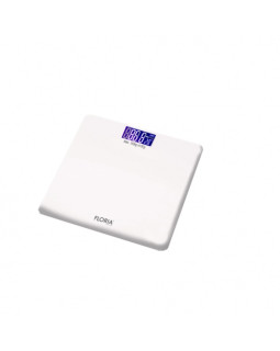 Elektrooniline kehakaal floria zln 1988 valge, lcd-ekraan, maksimaalne kaal 180 kg