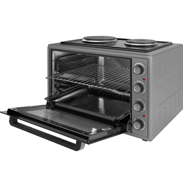 Elektriahi keeduplaatidega, 65l, 2000w, keeduplaadid 1000+1500w, hall, 70550, elite