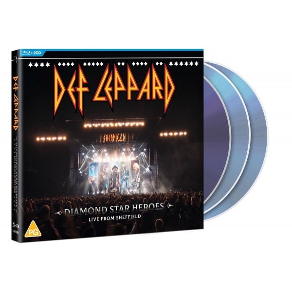 Def Leppard - Diamond Star Heroes Live From Sheffield 2023 - 2CD + Blu-ray CD plaadid