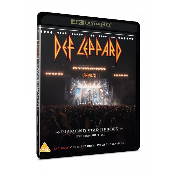Def Leppard - Diamond Star Heroes Live From Sheffield 2023 - BLU-RAY CD plaadid