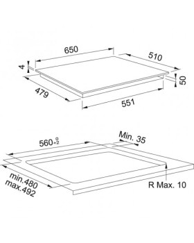 Pliidiplaat franke smart fsm 654 i bk, 4 x induktsioon, 65 cm, must-foto3