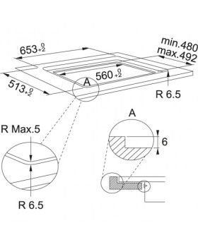 Pliidiplaat franke maris fma 654 i f bk, 4 x induktsioon, 65 cm, must-foto2
