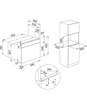 Mikrolaineahi franke fma 45 mw xs, integreeritav, 40  l, 1600/900 w, must-foto2