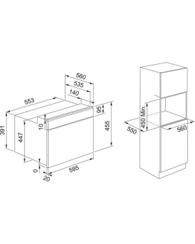 Mikrolaineahi franke fmy 45 mw bk, integreeritav, 40 l, must-foto2