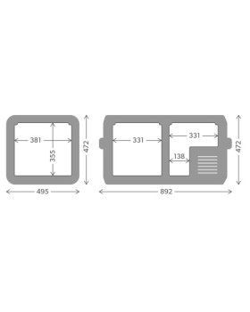 Autokülmik, dometic cfx3 75dz, 75 l, kahetsooniline-foto4