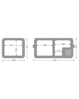 Autokülmik, dometic cfx3 95dz, 94 l, kahetsooniline-foto4
