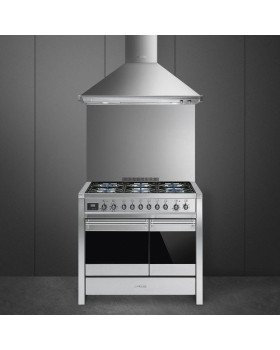 Gaasipliit smeg opera, 6 x gaas, 2 x elektriahi, katalüüs, 100 cm, rv teras-foto2