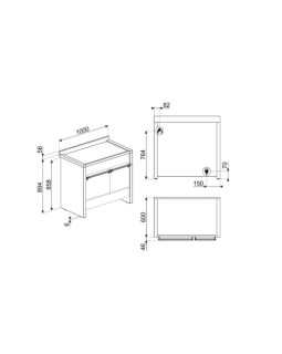 Gaasipliit smeg opera, 6 x gaas, 2 x elektriahi, pürolüüs, 100 cm, roostevaba teras-foto3