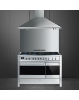 Gaasipliit smeg opera, 6 x gaas + grillplaat, 2 x elektriahi, 120 cm, rv teras-foto2