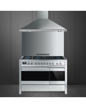 Gaasipliit smeg opera, 6 x gaas + grillplaat, 2 x elektriahi, 120 cm, rv teras-foto2