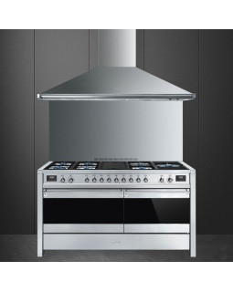 Gaasipliit smeg opera, 7 x gaas+grillplaat, 2 x elektriahi, pitsakivi, 150 cm, rv teras-foto2