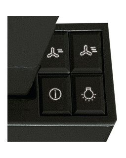 Õhupuhastaja whirlpool, integreeritav, teleskoop, 60 cm, 304 m3/h, 62 db, must-foto2