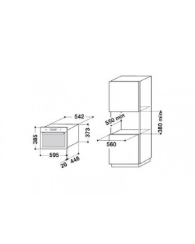 Mikrolaineahi whirlpool, integreeritav, 31 l, 800/1000 w, rv teras-foto3