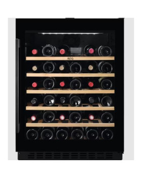 Veinikülmik aeg 82 cm, integreeritav, puutejuhtimine, must+klaas Veinikülmik aeg 82 cm, integreeritav, puutejuhtimine, must+klaas