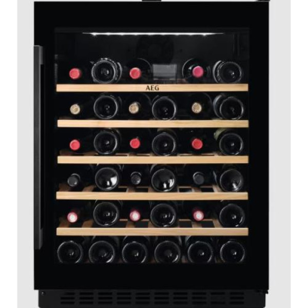 Veinikülmik aeg 82 cm, integreeritav, puutejuhtimine, must+klaas