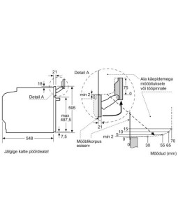 Ahi neff, integreeritav ahi aurutusfunktsiooniga, roostevaba teras-foto4