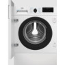 Pesumasin beko, 9 kg, integreeritav, 1400p/min, inverter, valge