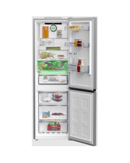 Külmik beko, 186,5 cm, 210/106 l, 35 db, elektrooniline juhtimine, nofrost, rv-teras-foto3