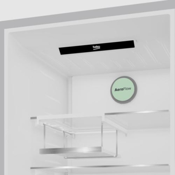 Külmik beko, 186,5 cm, 210/106 l, 35 db, elektrooniline juhtimine, nofrost, rv-teras