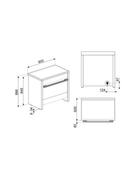 Elektripliit smeg mista, 90 cm, 5 x induktsioon, elektriahi, aurupuhastus, rv-teras-foto7