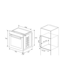 Ahi beko, 72 l, aurufunktsioon, pürolüüspuhastus, must-foto6