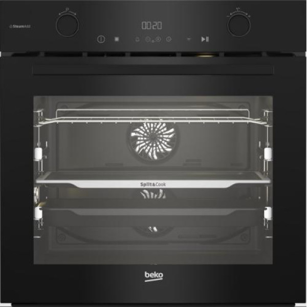 Ahi beko, 72 l, aurufunktsioon, aurupuhastus, split & cook, must