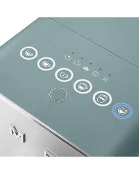 Espresso kohvimasin smeg, 50`ndate stiil, smaragdroheline-foto2
