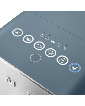 Espresso kohvimasin smeg, 50`ndate stiil, matt tormisinine-foto6