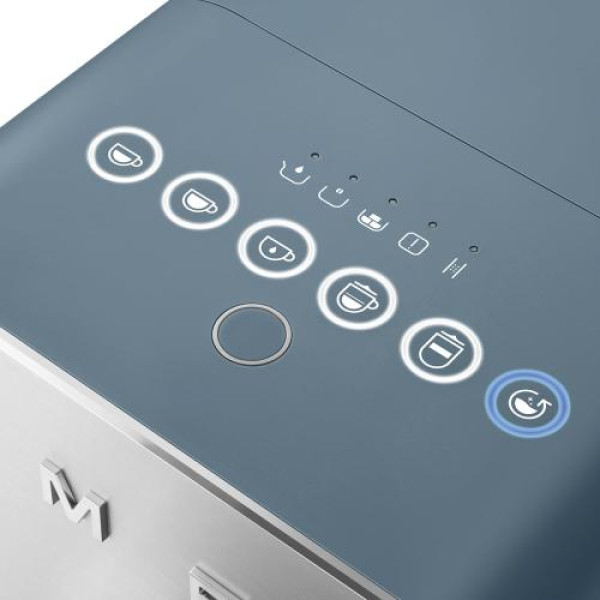 Espresso kohvimasin smeg, 50`ndate stiil, matt tormisinine