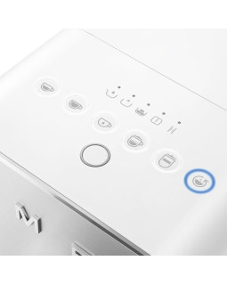 Espresso kohvimasin smeg, 50`ndate stiil, valge-foto3