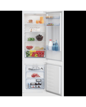 Külmik beko, integreeritav, 177,5 cm, 193/69 l, 38 db, lowfrost, elektrooniline juhtimine, valge